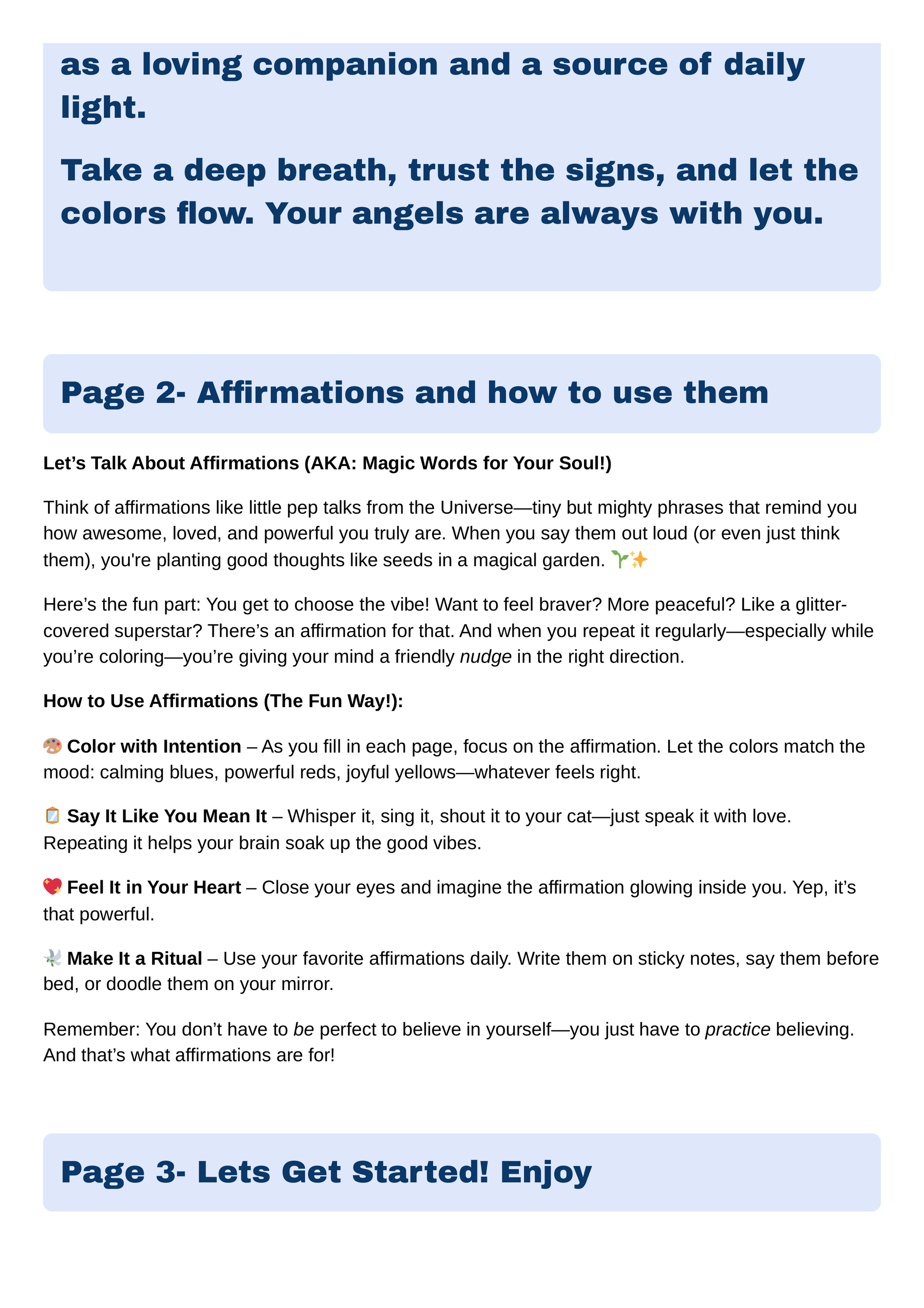 Coloring book of Angels