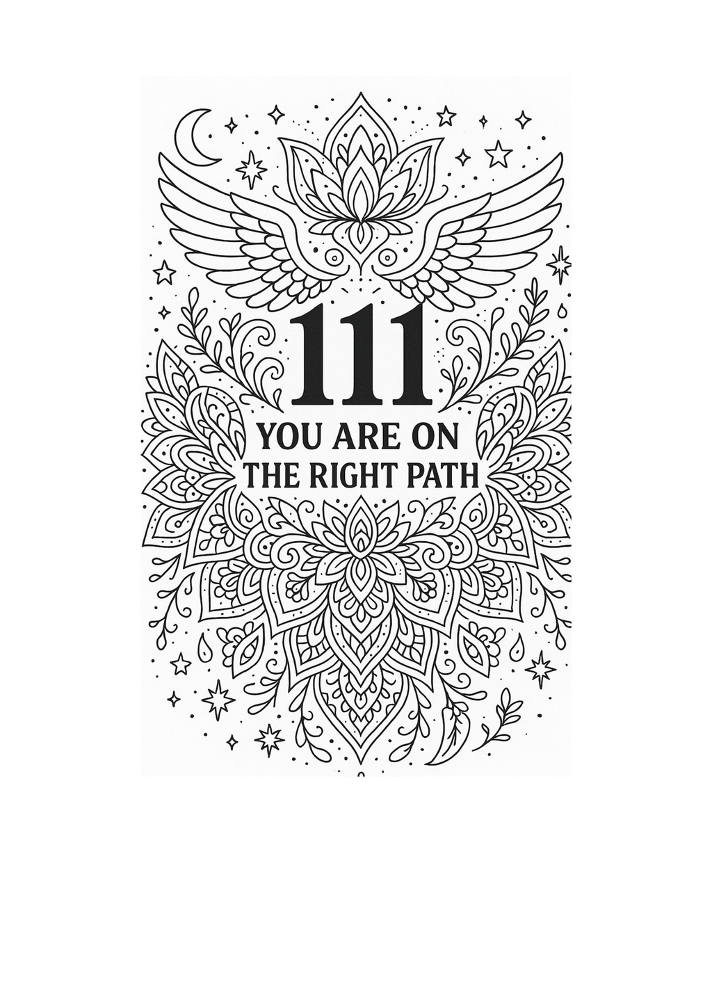 Coloring book of Angels