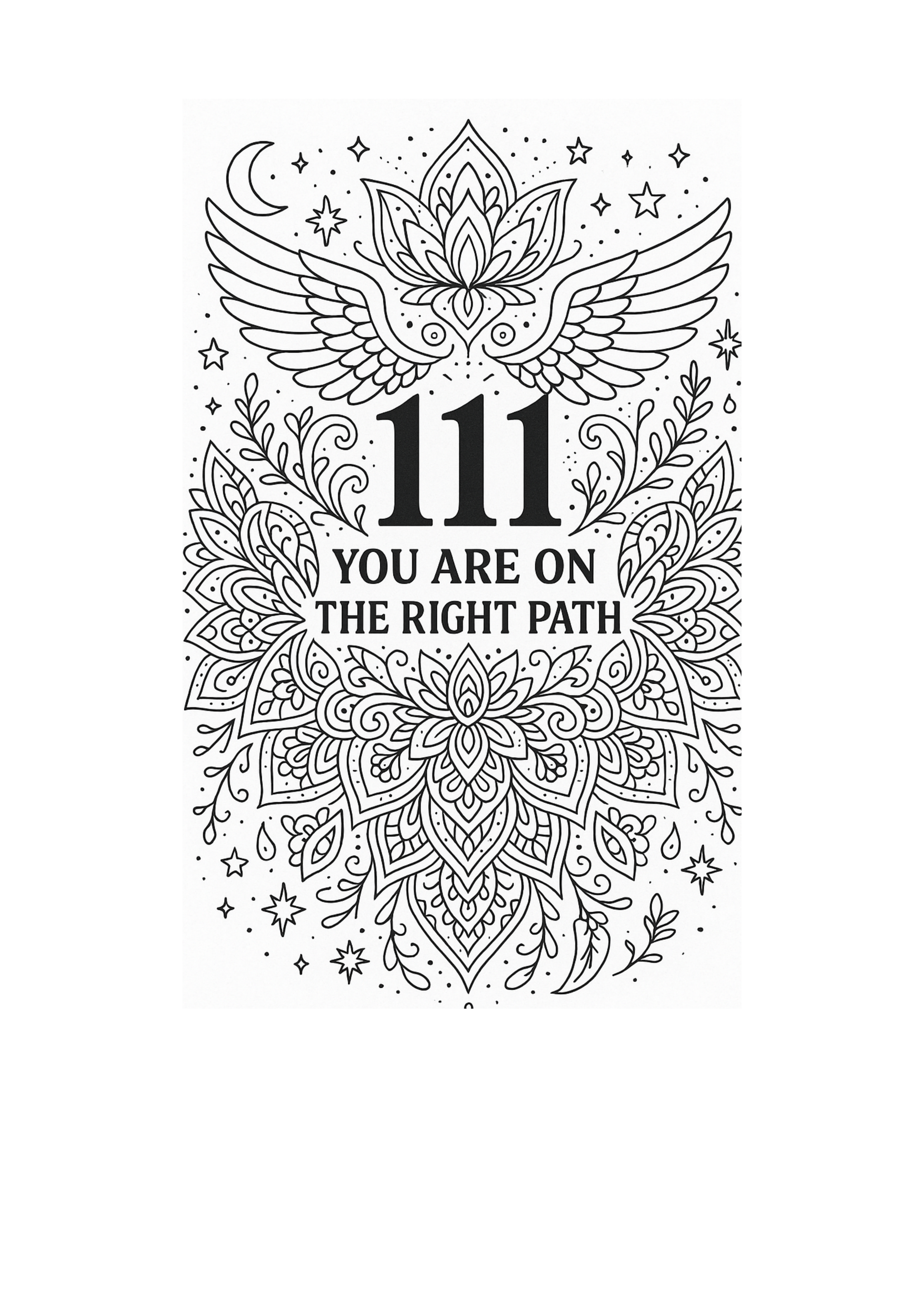 Coloring book of Angels